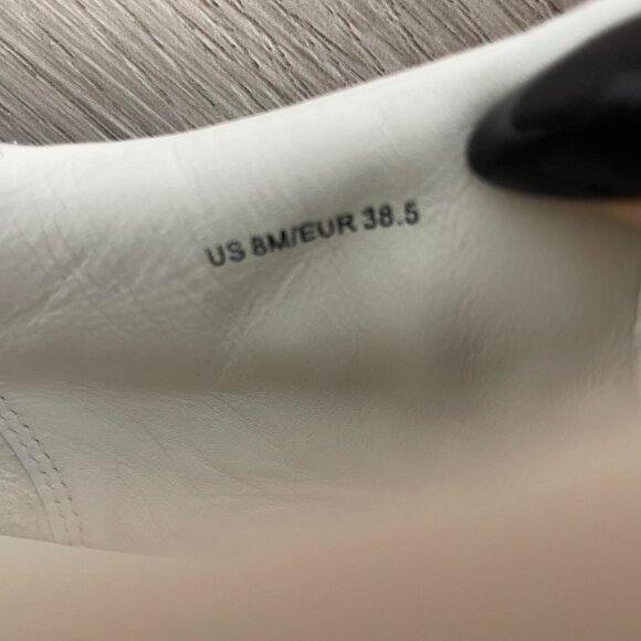 Vince Oasis Leather Sneakers In Milk/Night Blue | Women’s Size EU 38.5 / US 8) - Picture 6 of 6